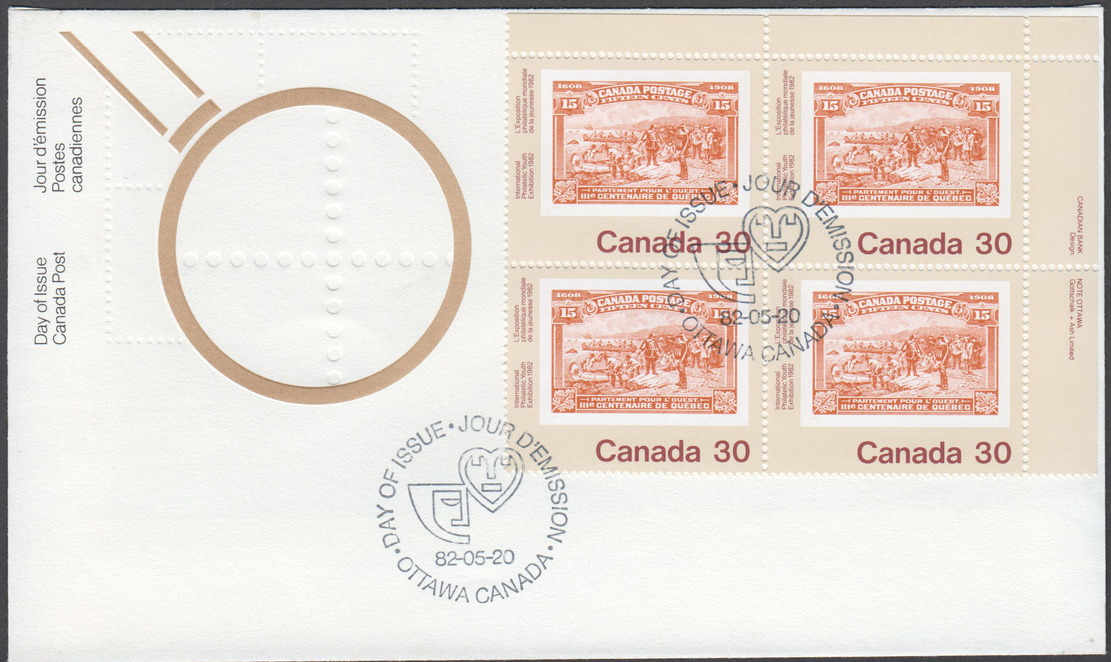 Canada Scott 910 FDC PB UR - Click Image to Close